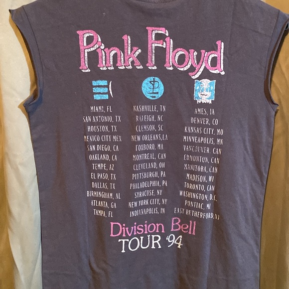 NWT Pink Floyd 1994 tour tank top replica XS - Picture 8 of 9